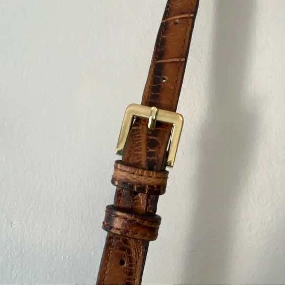 GILI Got It Love It genuine leather Croc embossed handbag purse NWOT - Picture 5 of 13